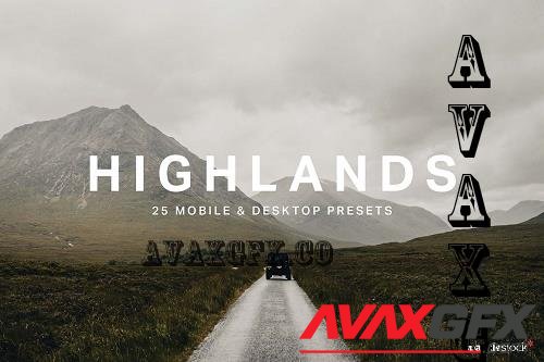 25 Highlands Lightroom Presets LUTs - 7412124