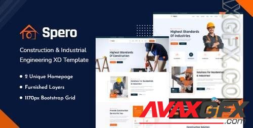 Spero - Construction Industry XD Template 31744251