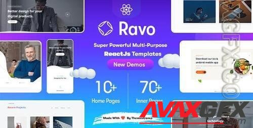 Ravo - React Multipurpose Creative Template 38433389