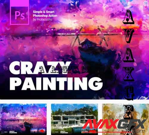 Crazy Painting Photoshop Action