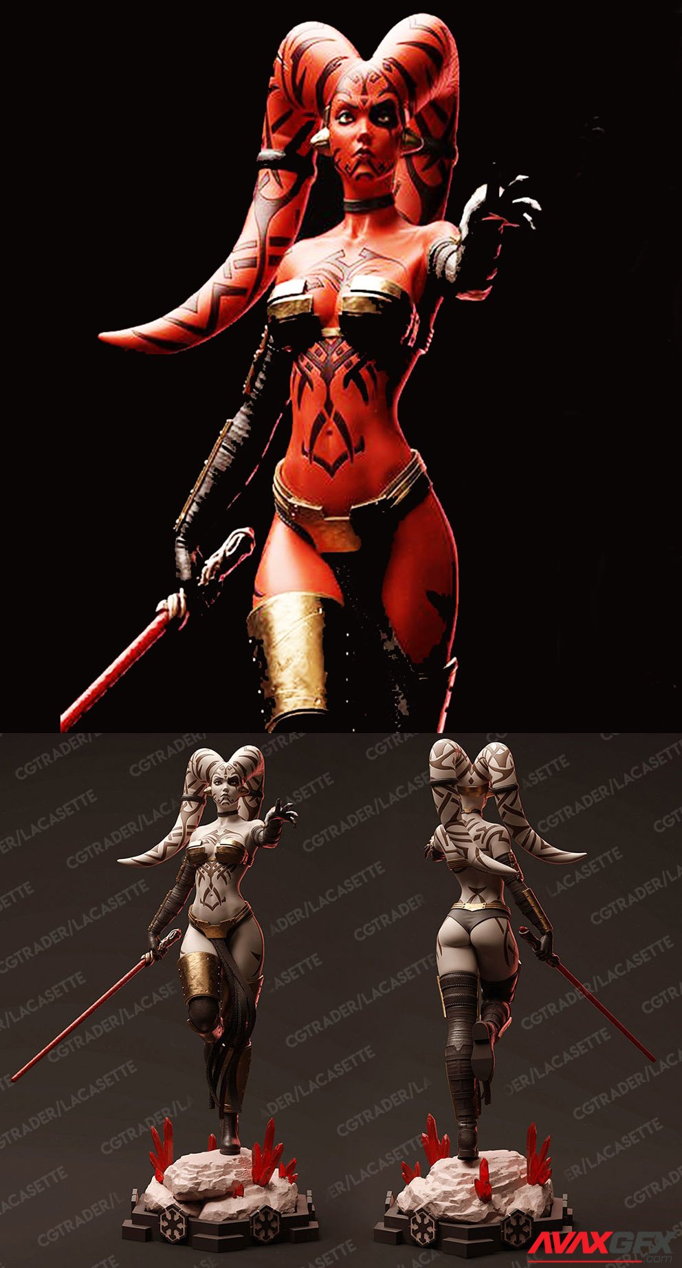 Darth Talon Star Wars 3D print