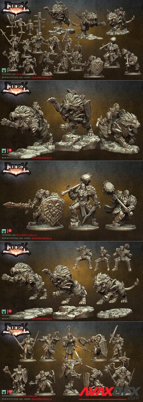 Codex Universalis - Black Lion Knighthood – 3D Print