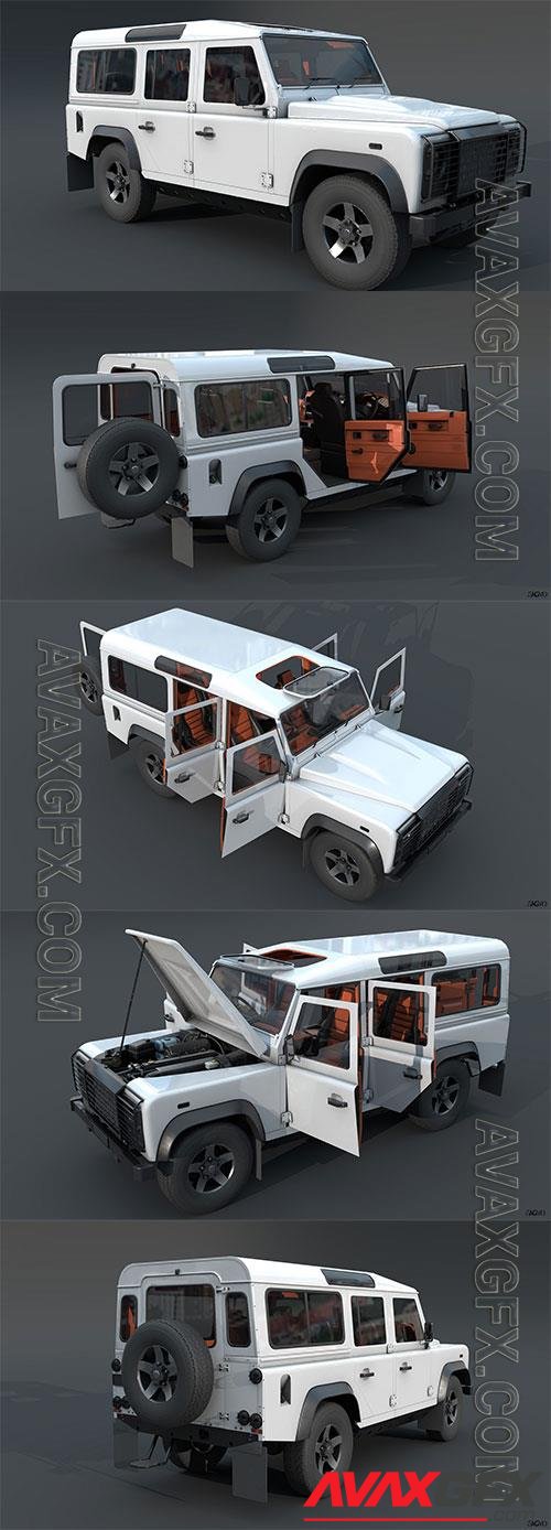 Land Rover Defender 3D 3D Model