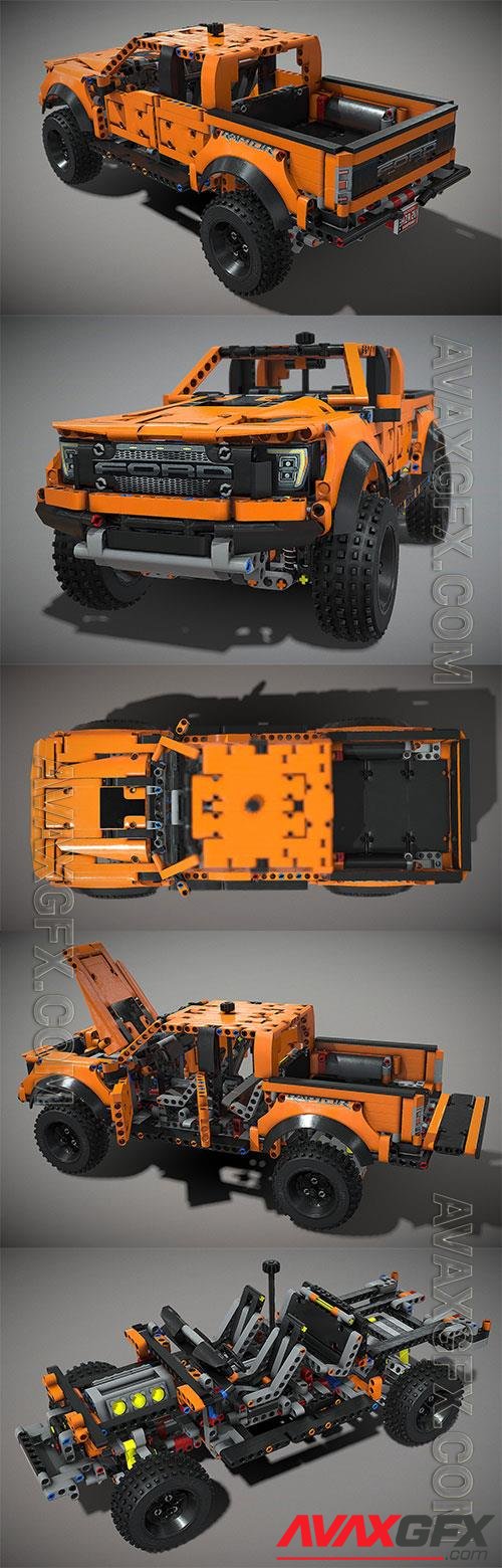 Lego Ford Raptor 3D Model