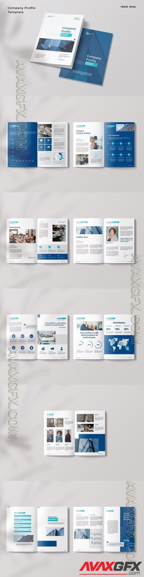 Business Company Profile Magazine KAZPS3U