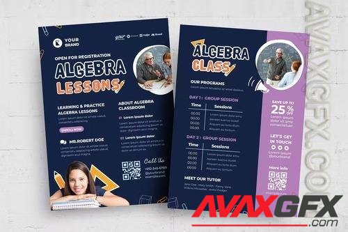 High School Math Education Flyer 6MRBS42