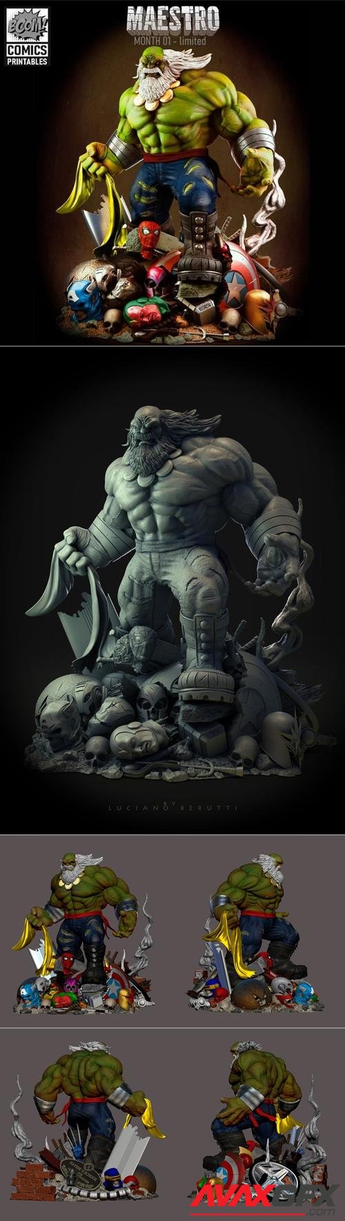 Maestro Hulk – 3D Print