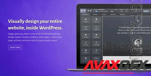 Oxygen Builder v4.0.2 (+ADDONS) - Visual WordPress Page Editor