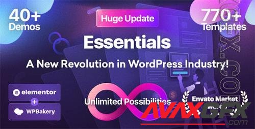 ThemeForest - Essentials v3.0.1 - Multipurpose WordPress Theme - 27889640 - NULLED