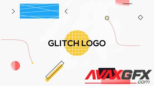 VH - Shape Glitch Logo Reveal 22140688