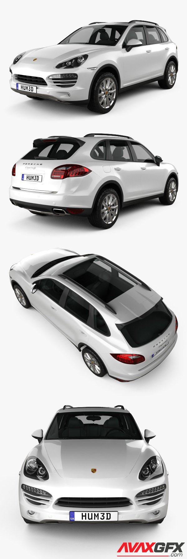 Porsche Cayenne Hybrid 2011 3D