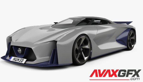Nissan 2020 Vision Gran Turismo 2014 3D