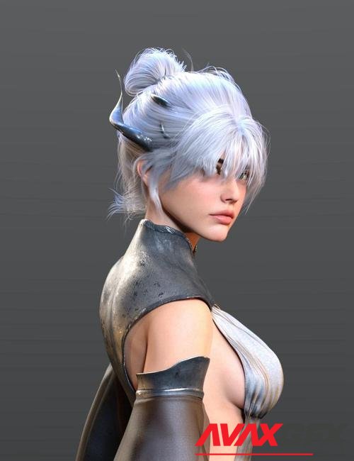 Xila Hair for Genesis 8 and 8.1 Females