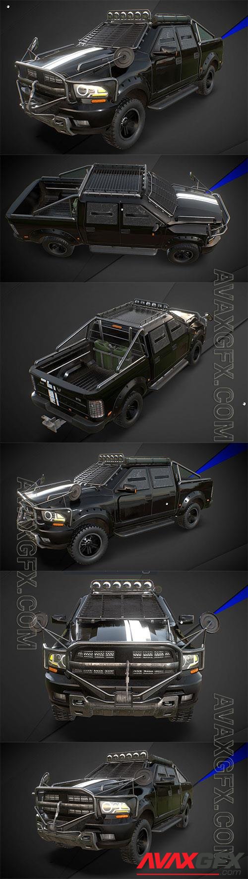 HeavyDuty PickUp 3D Model