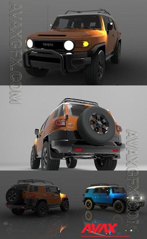 Toyota FJ Cruiser Detailed Design 3D Model