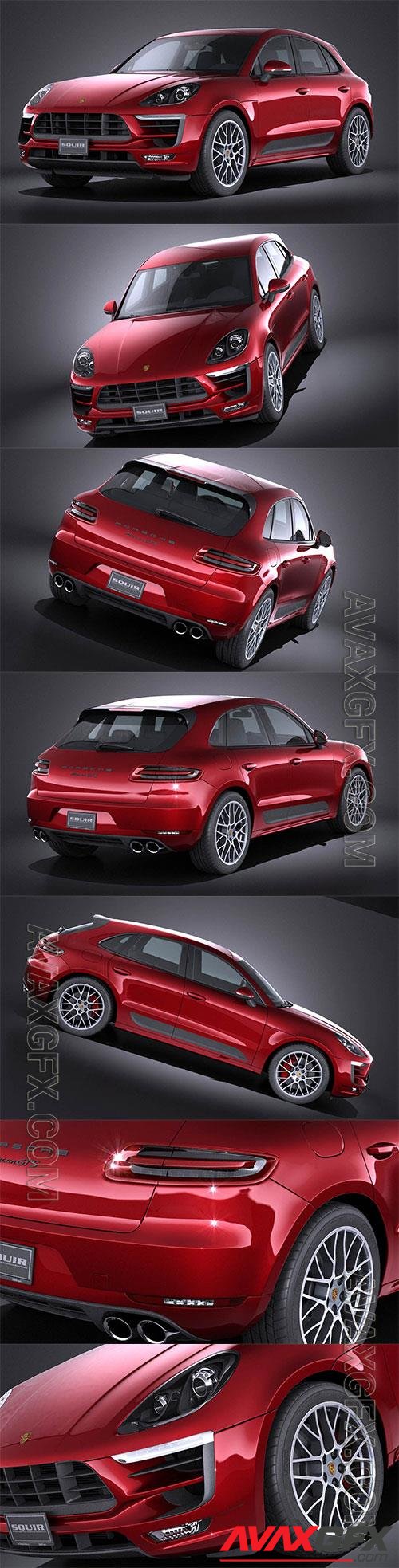 Porsche Macan GTS 2017 3D Model