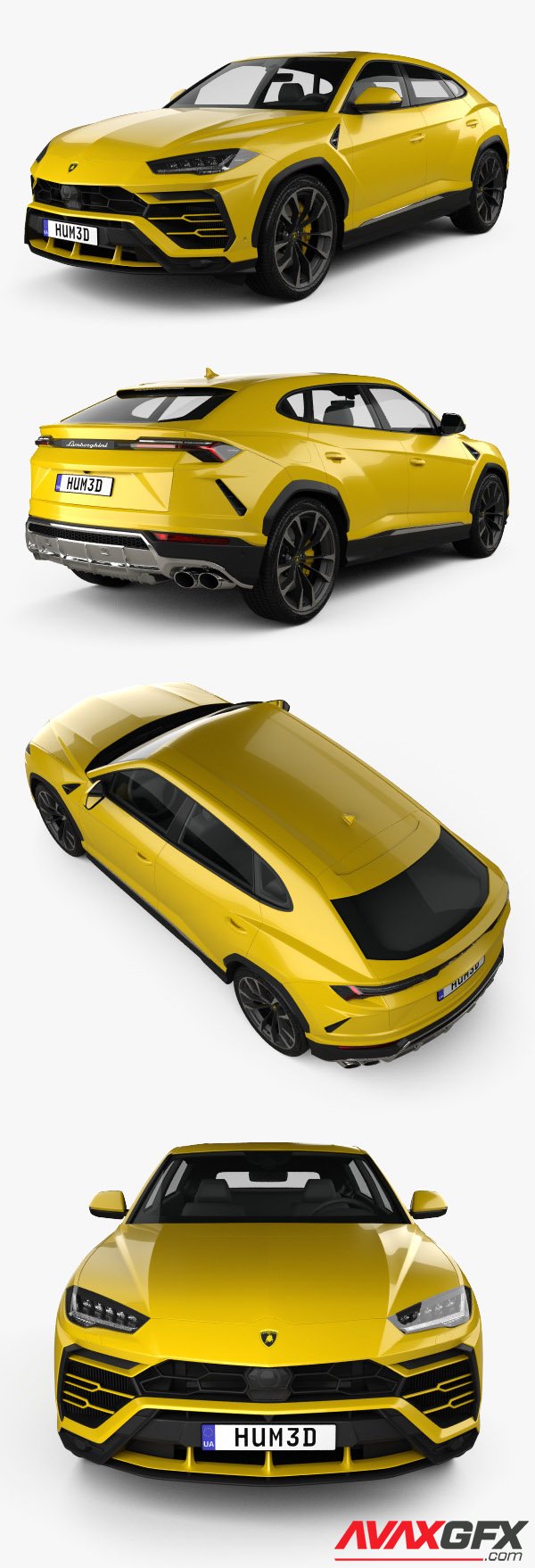 Lamborghini Urus 2020 3D