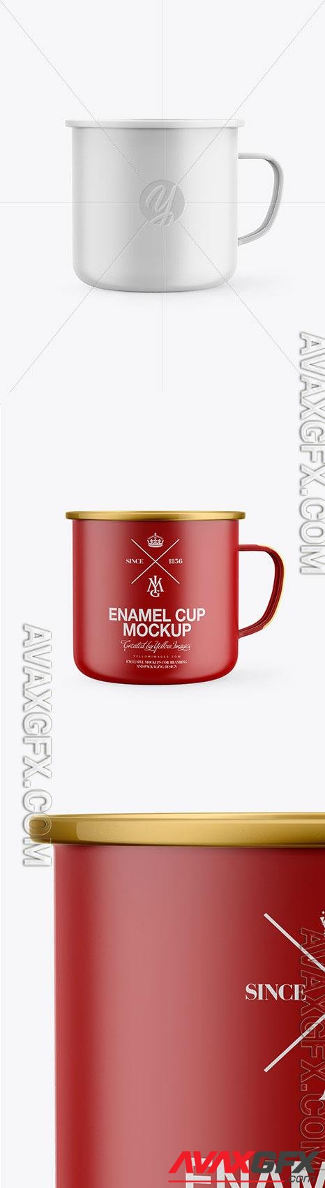 Matte Enamel Cup Mockup 46471 TIF