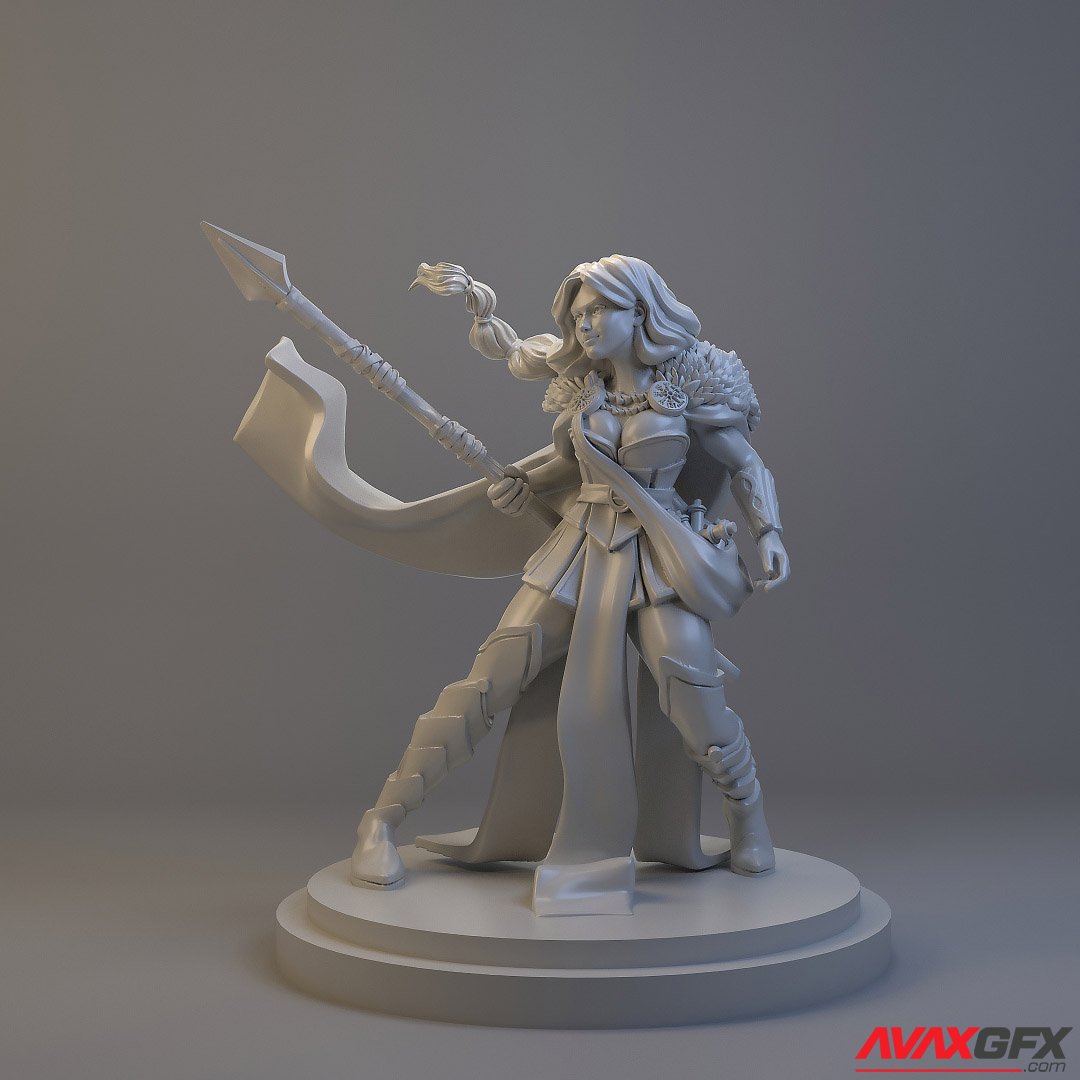 Gna Norse Goddess 3D Print