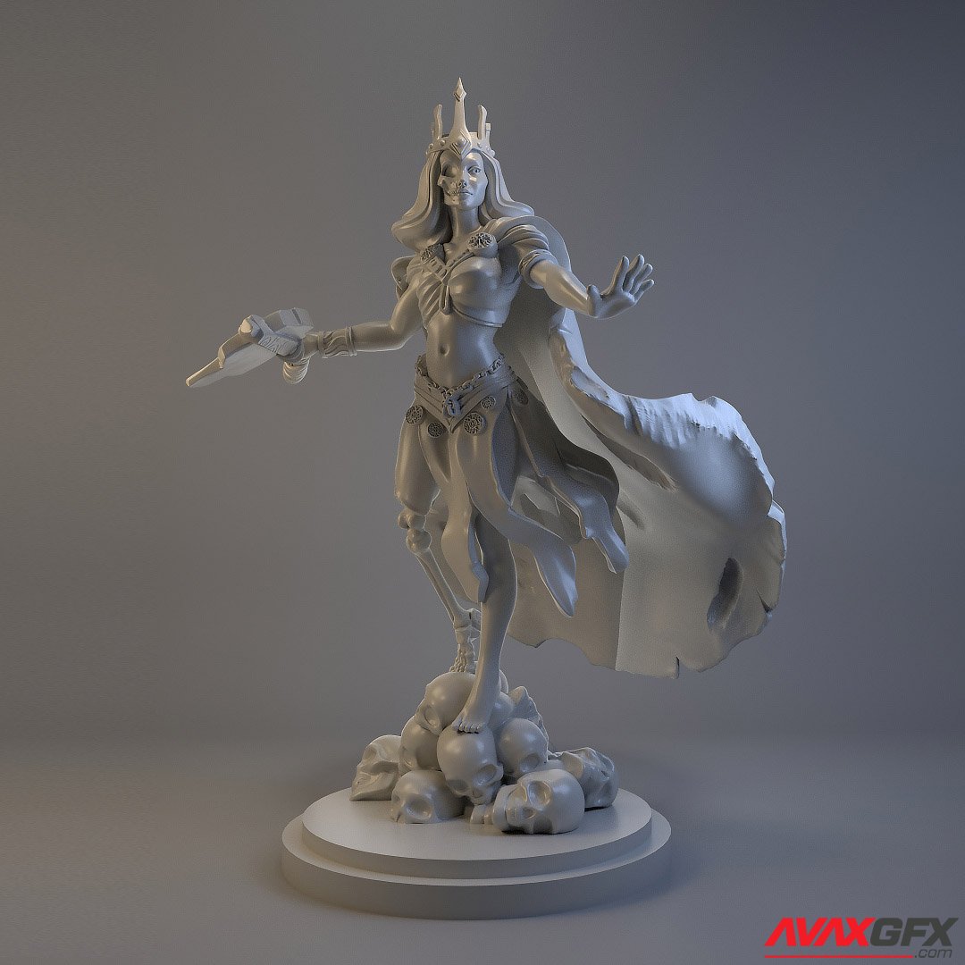 Hel Norse Goddess 3D Print