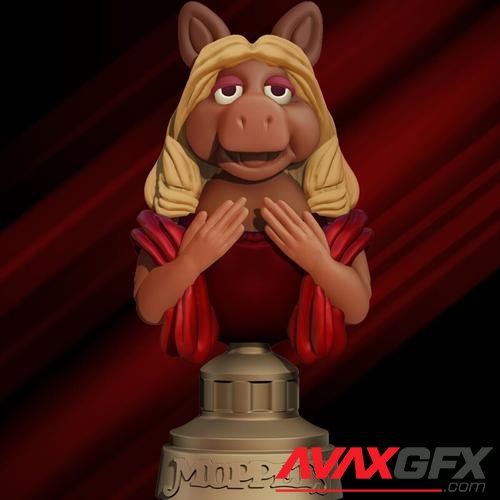 Miss Piggy from Muppets – 3D Print