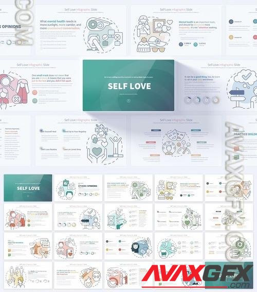 Self Love - PowerPoint Infographics Slides CZ5YZJT