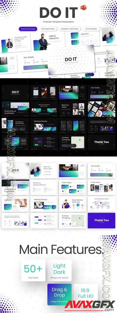 DO IT Financial Multipurpose PowerPoint Template WNNX8MJ