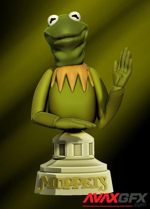 Kermit from Muppets – 3D Print