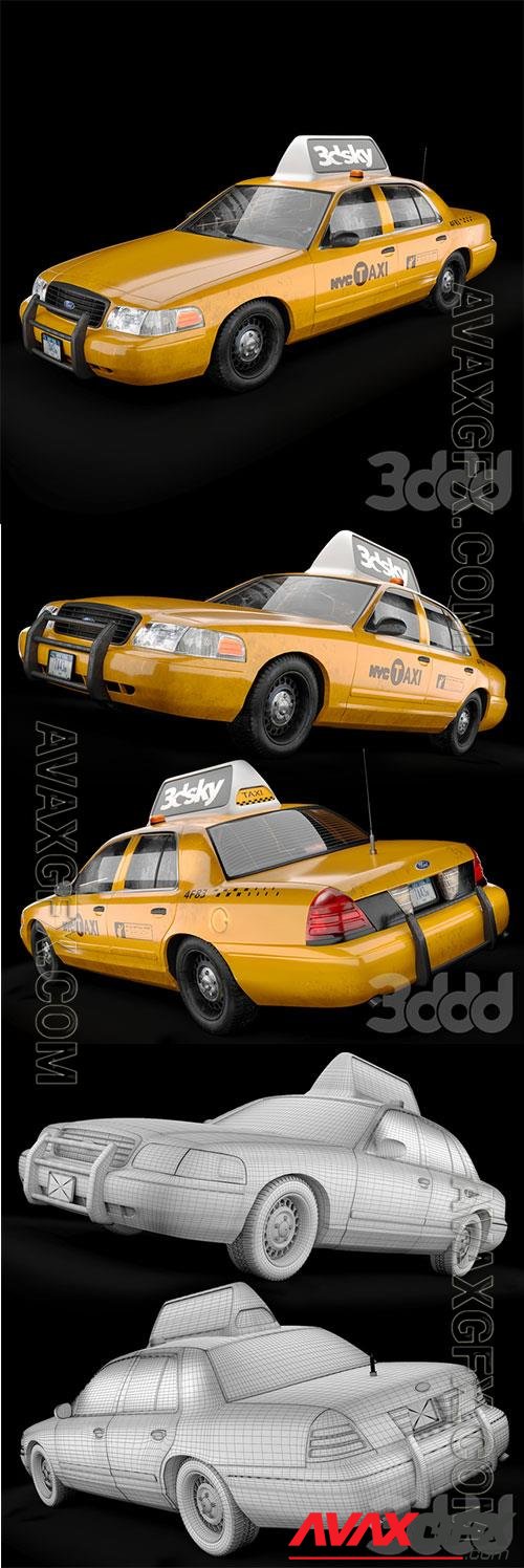 NY Taxi 3D Model