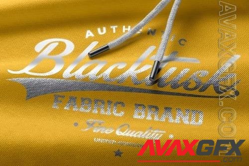 Apparel Foil Printing Logo Mockup 9TWQP7B