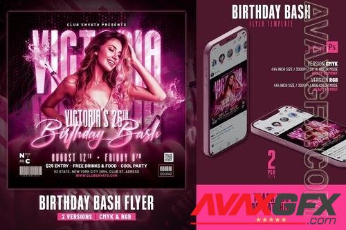 Birthday Bash Flyer G8ZBCJR