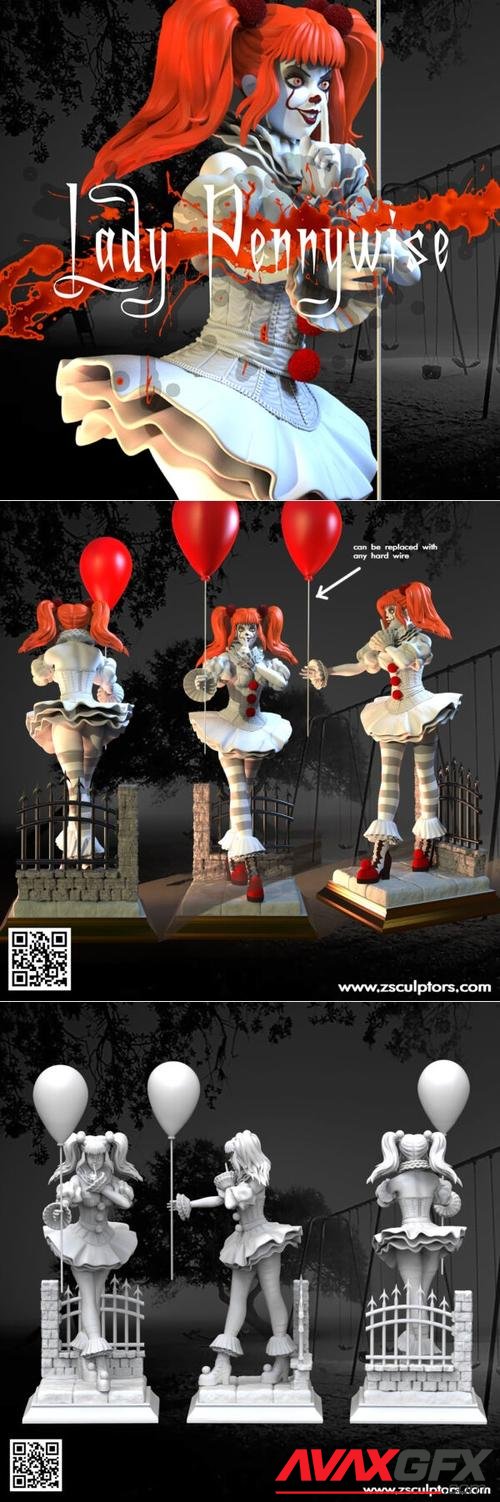 Lady Pennywise – 3D Print