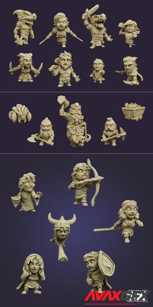 StoneKing Pack – 3D Print