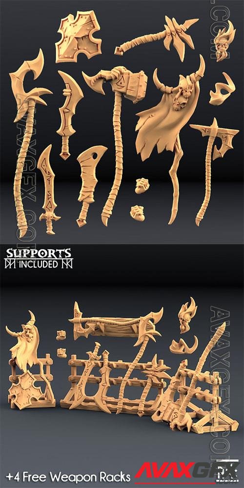 Weapons for Abyss Demons 3D Print