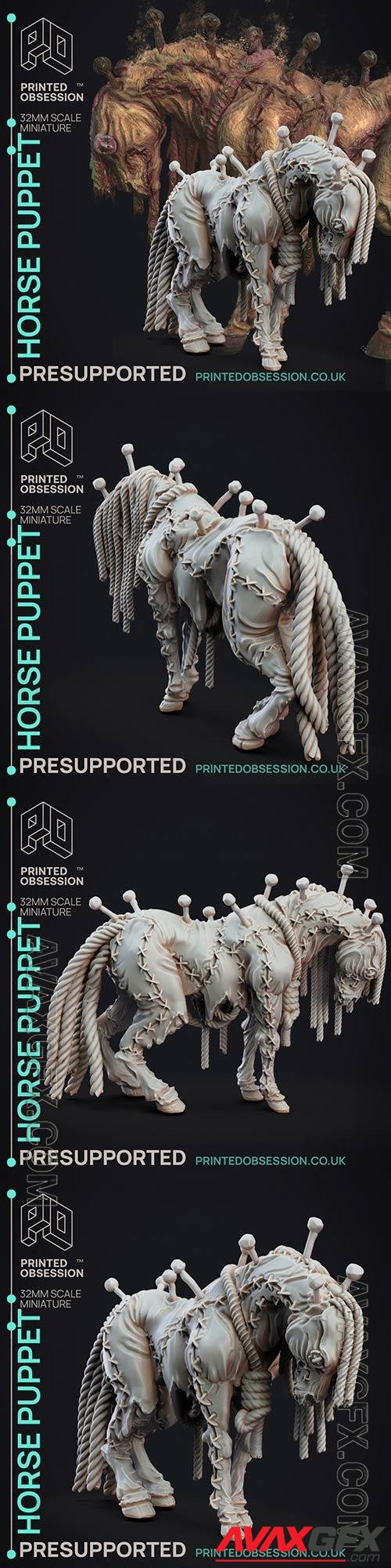 Horse Puppet 3D Print