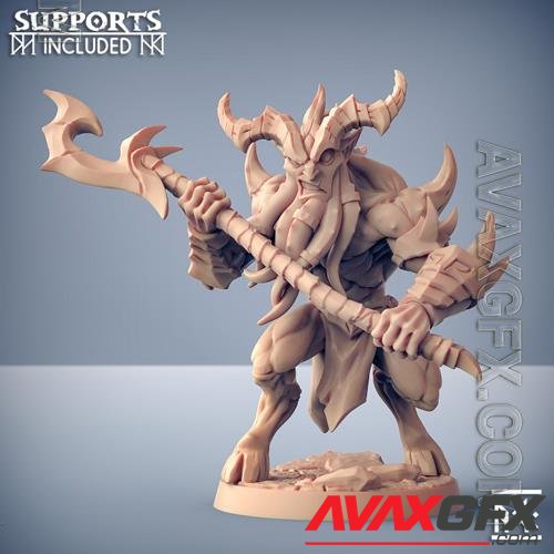 Abyss Demon Guardian - A 3D Print