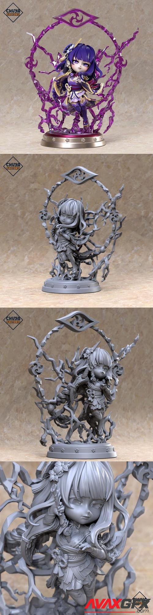 Raiden Shogun CHIBI – 3D Print