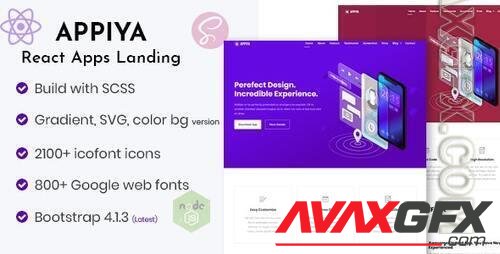 Appiya - React App Landing Page 23694015