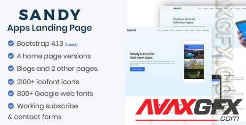 SANDY - Apps Landing Page 19655976