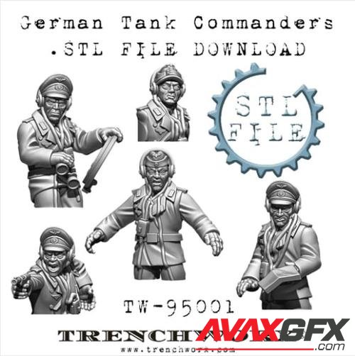 German Tank Commanders – 3D Print