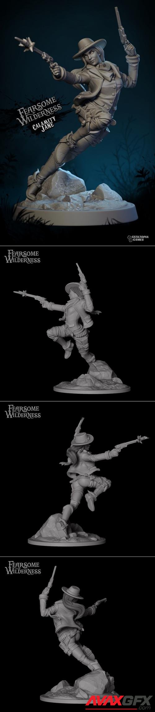 Calamity Jane – 3D Print