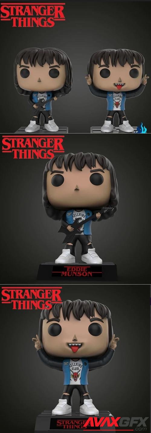 Funkos Eddie Munson Stranger Things – 3D Print