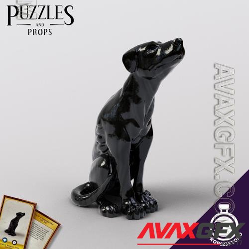 Figurine of Wondrous Power - Onyx Dog 3D Print