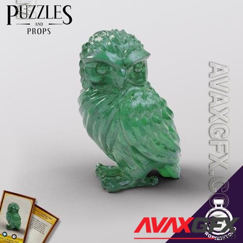 Figurine of Wondrous Power - Serpentine Owl 3D Print