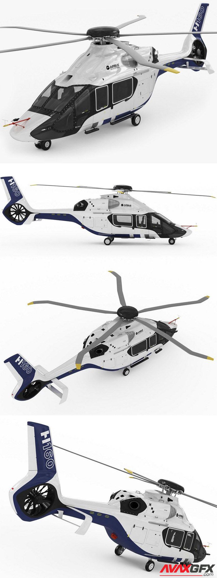 Airbus Helicopter H160 3D