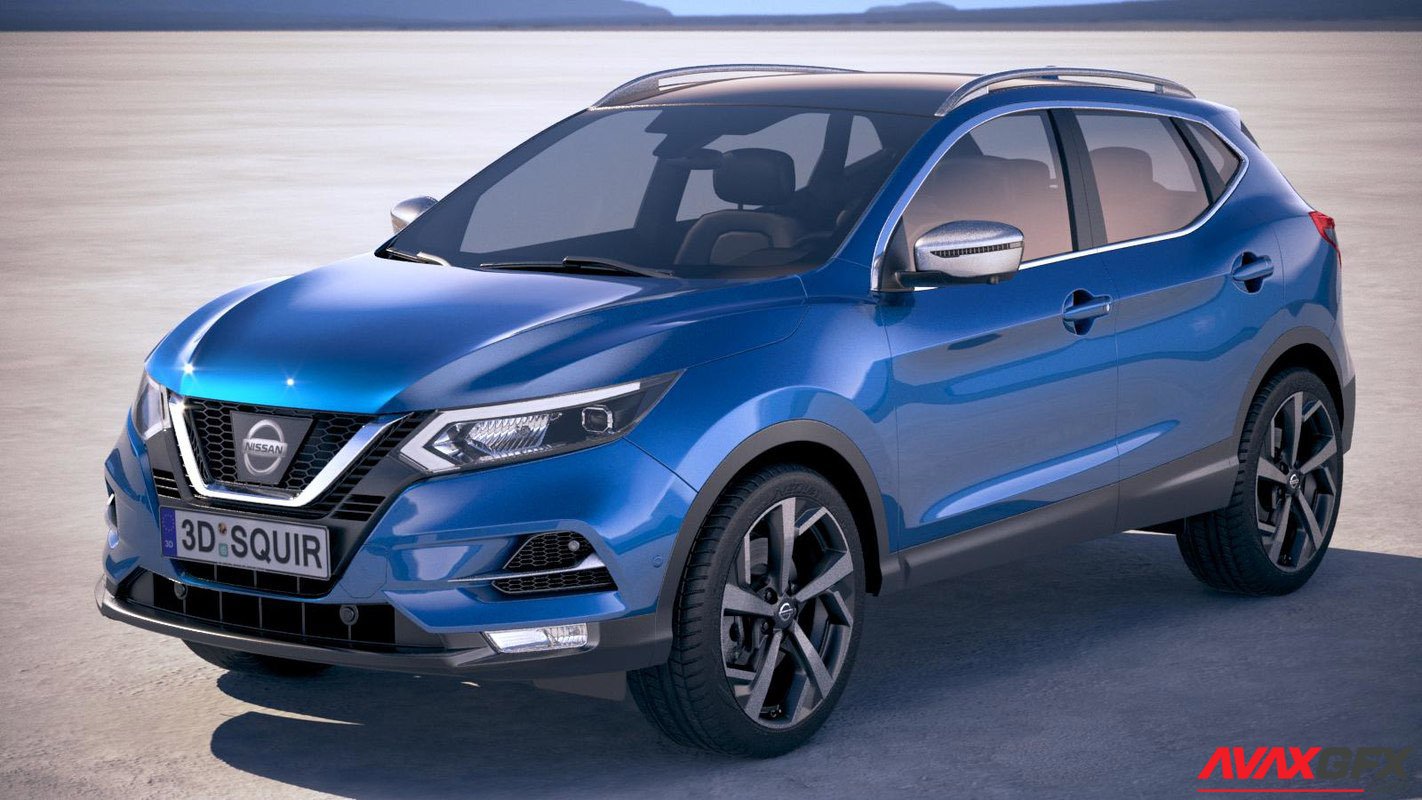 Nissan Qashqai 2018 3D