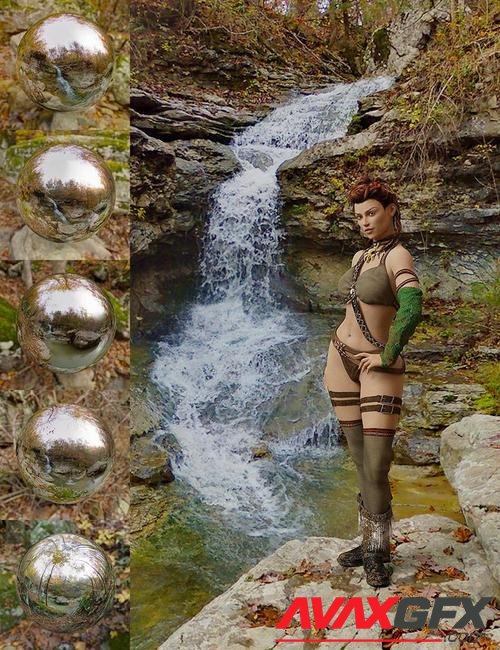 Orestes Iray HDRI Environment - Vigil Creek Falls