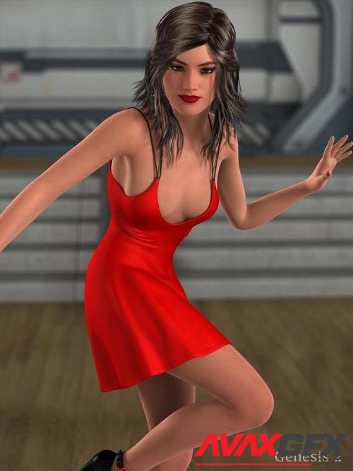 Skater Dress for Genesis 2 Female(s)