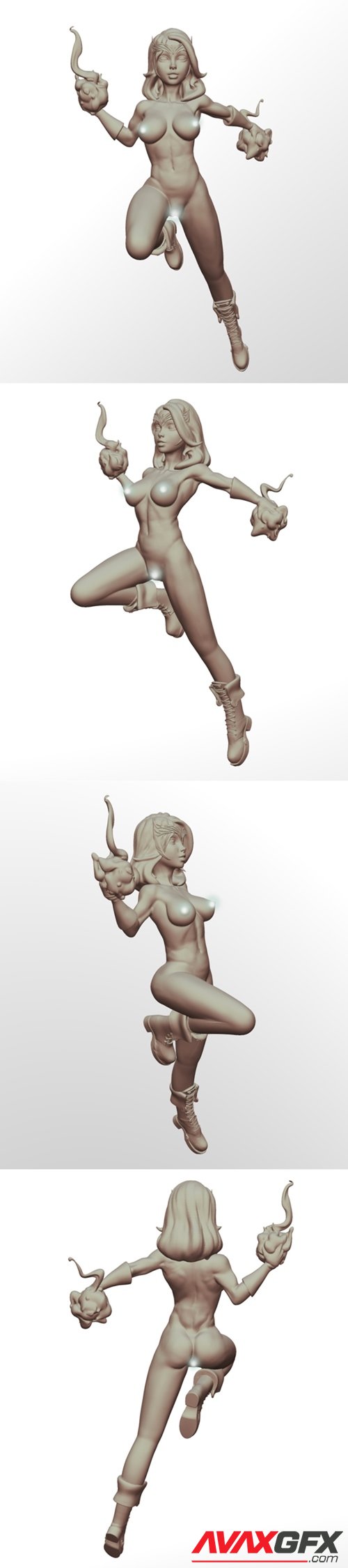 Red Witch (nsfw) – 3D Print