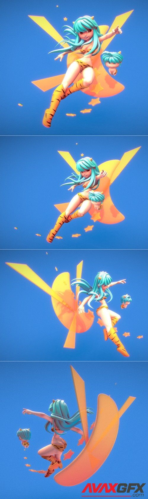 Urusei Yatsura – Lamu-Jariten – 3D Print